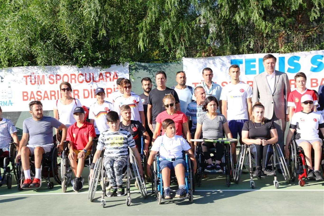 Tekerlekli sandalye tenis Türkiye şampiyonası Bodrum'da başladı haberi